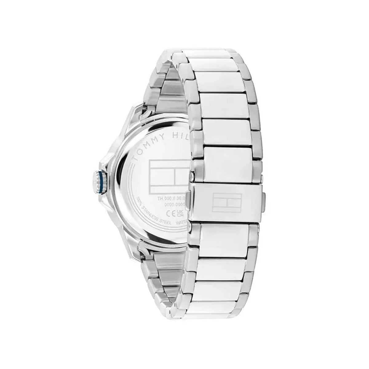 Tommy Hilfiger Men’s Remy Watch, Silver & Navy