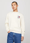 Tommy Jeans Essential Flag Sweatshirt, Newsprint