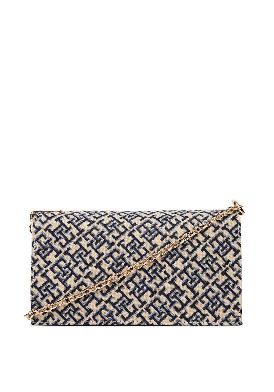 Tommy Hilfiger Jacquard Small Crossbody Bag, Navy