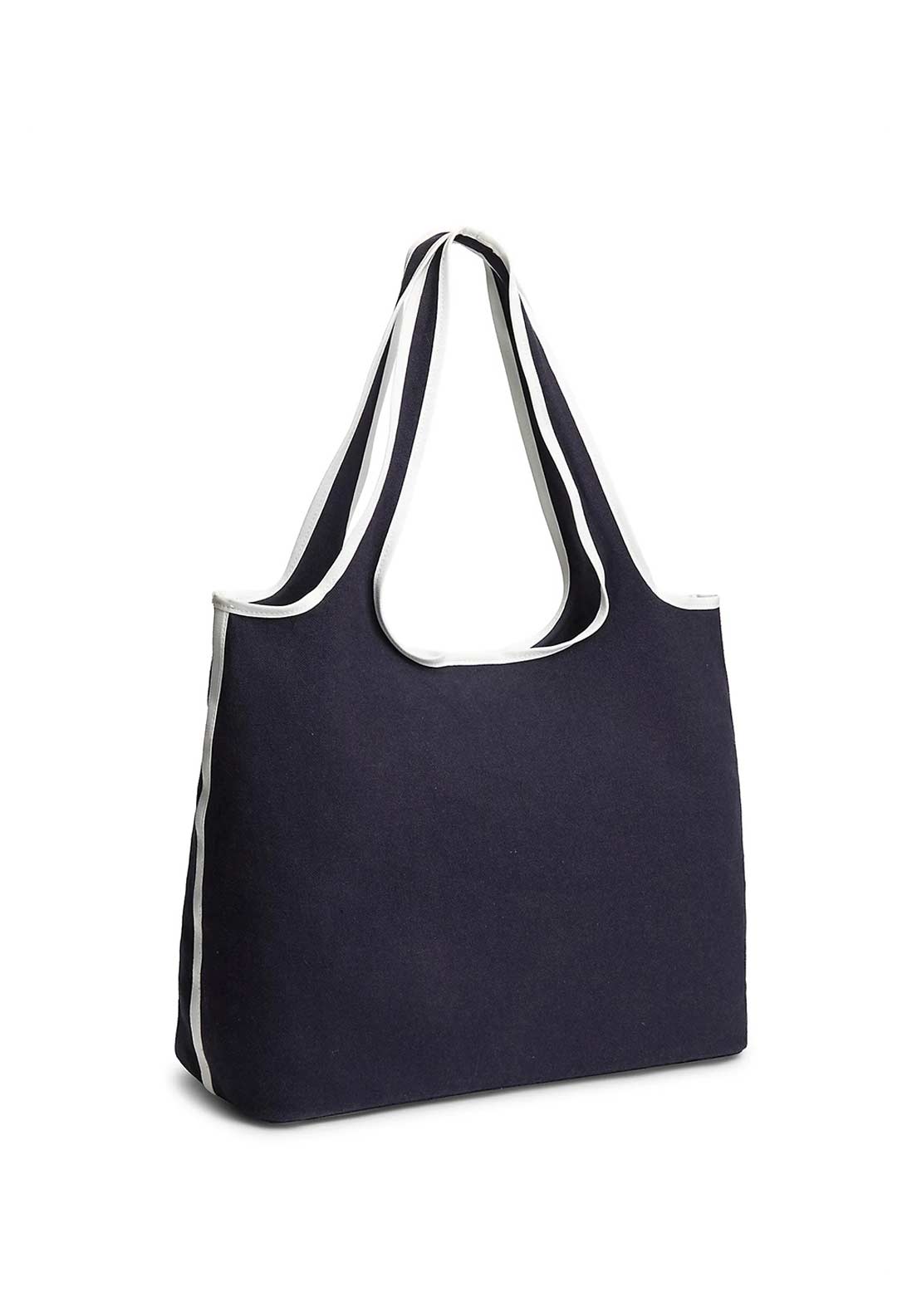 Tommy Hilfiger Large Canvas Tote Bag, Navy