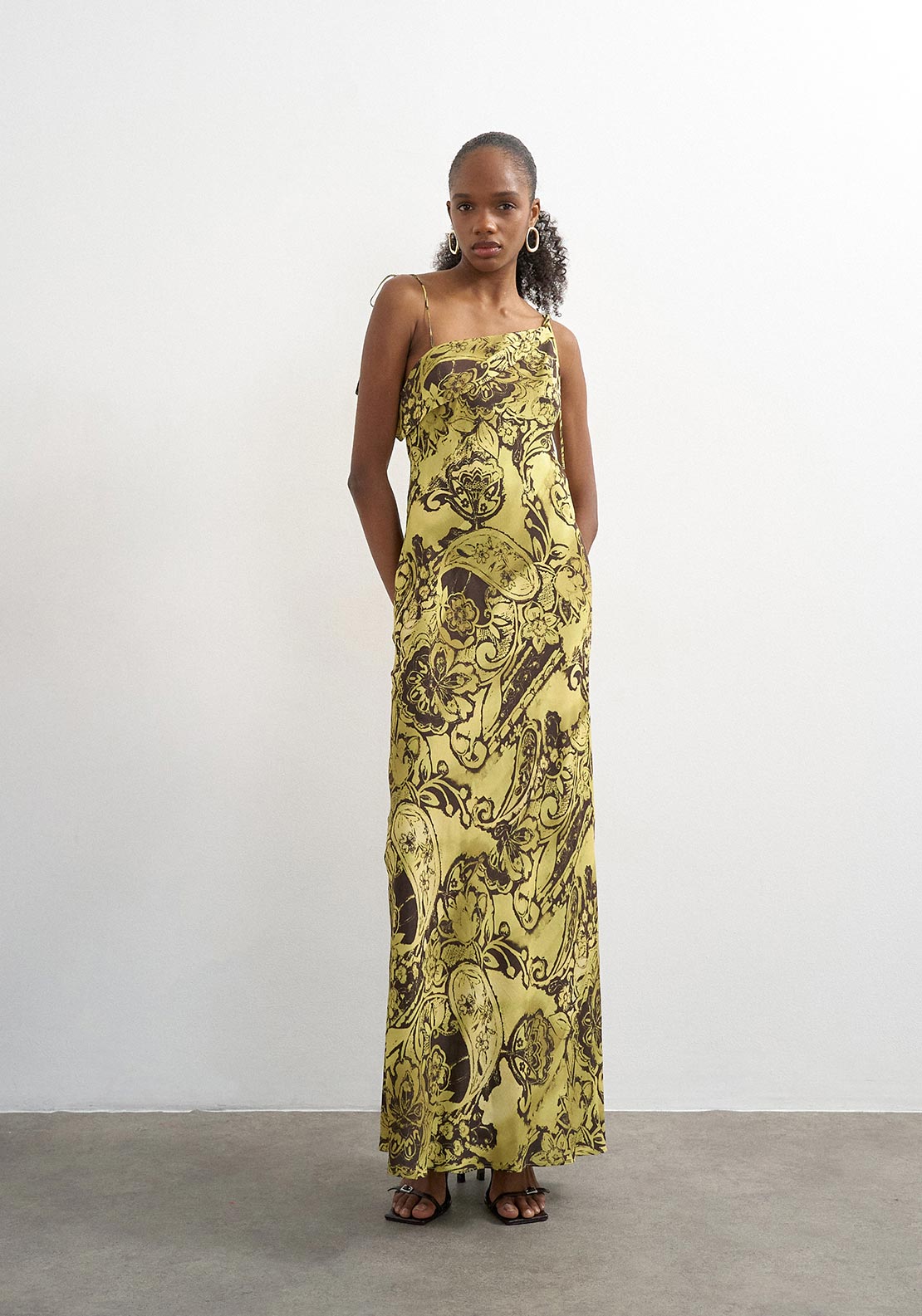 topshop green animal print dress Vaya Sleeveless Maxi Dress, Multi OOSNOWIN
