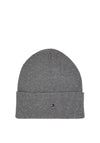 Tommy Hilfiger Essential Flag Beanie Hat, Grey
