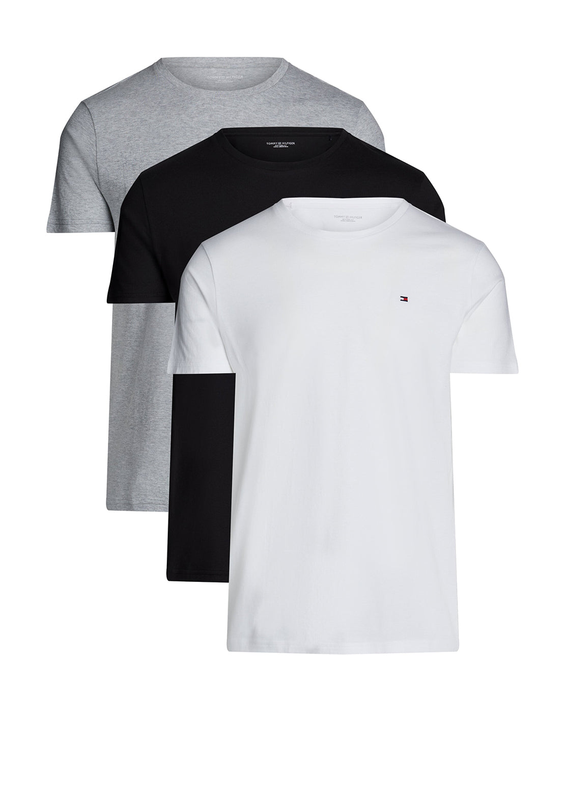 Tommy Hilfiger Signature Cotton Essential Pack T-Shirts, Black