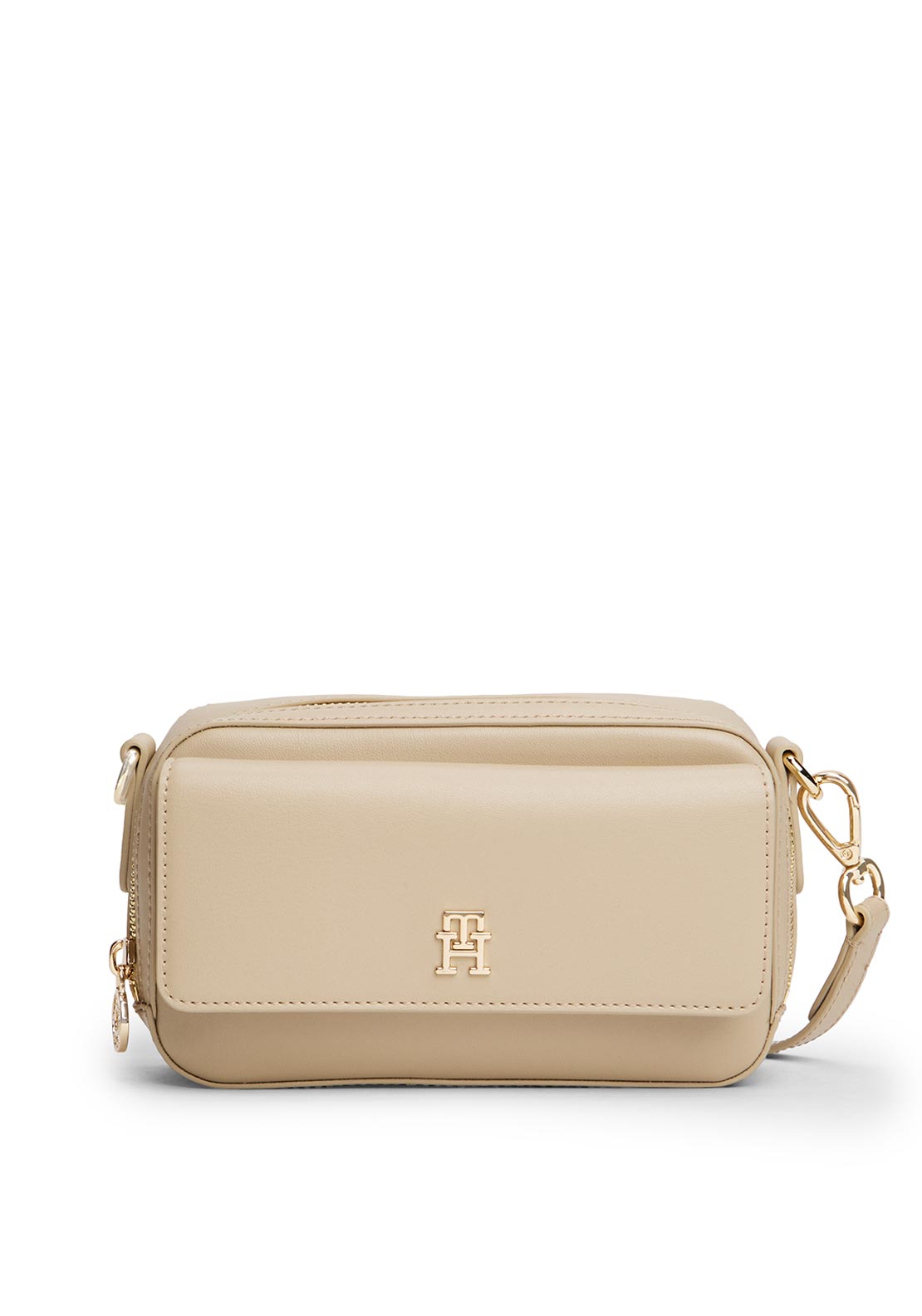 Tommy Hilfiger TH Icon Camera Crossbody Bag, Beige