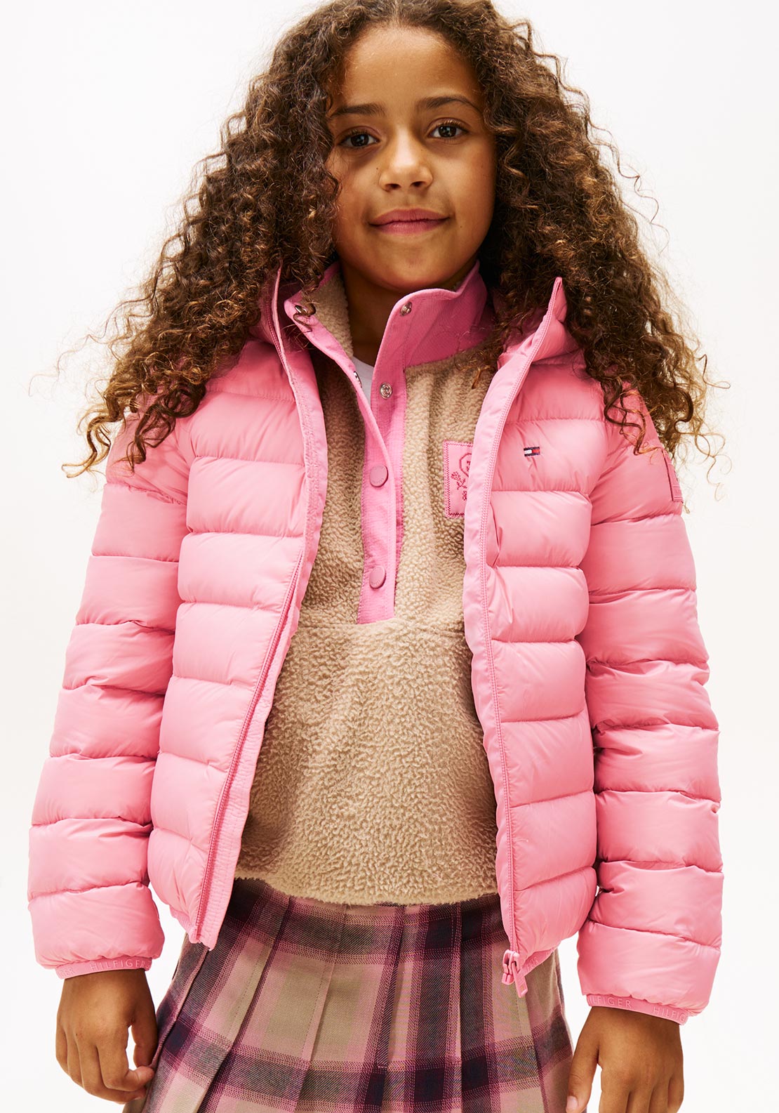 Tommy Hilfiger Older Girl Lightweight Padded Jacket, Pink