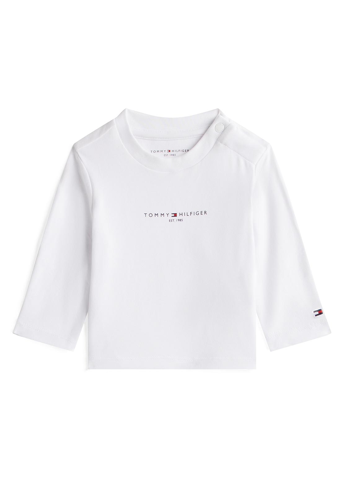 Tommy Hilfiger Baby Boy Long Sleeve Top, White