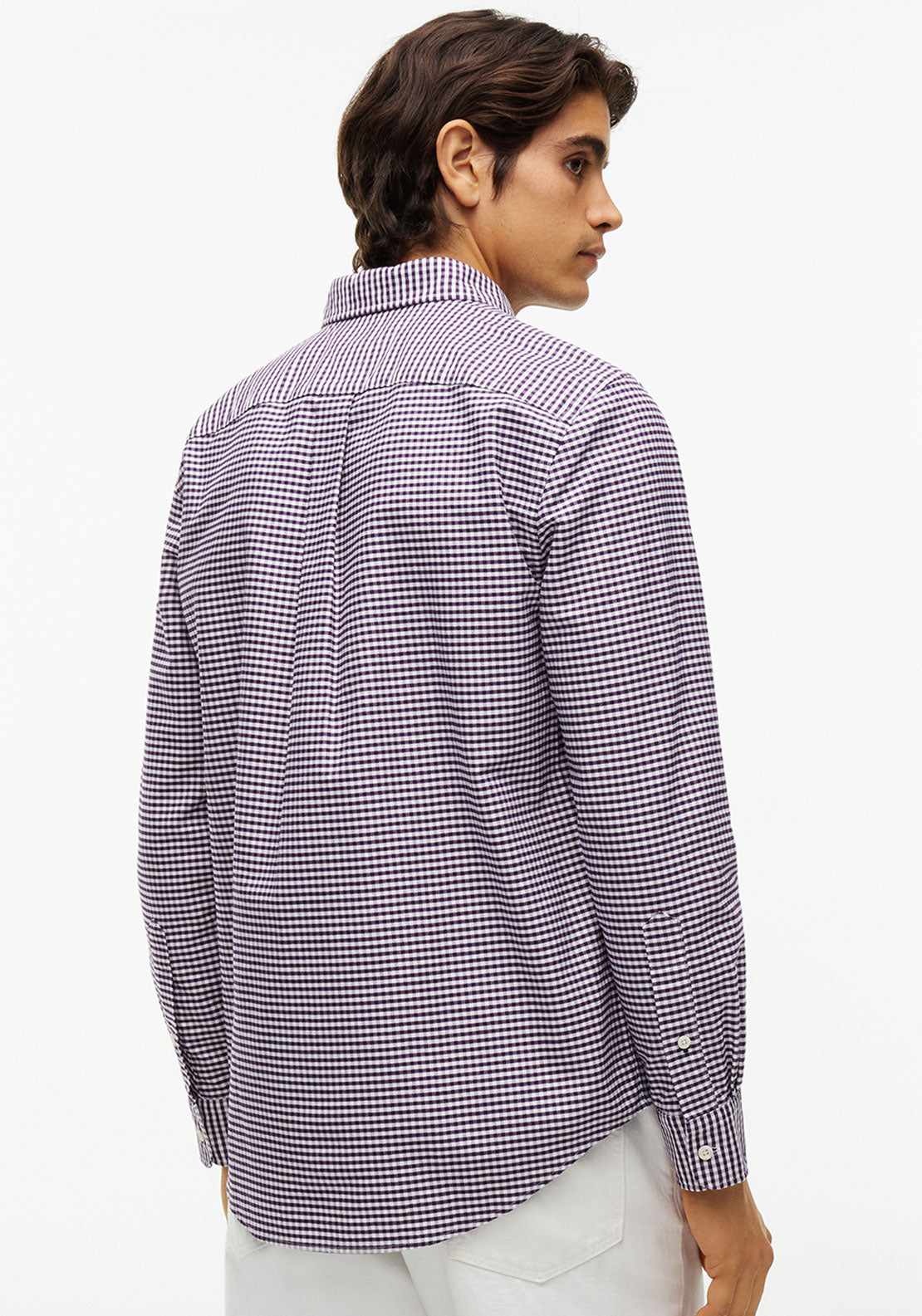 Tommy Hilfiger Gingham Oxford Shirt, Purple Saphire