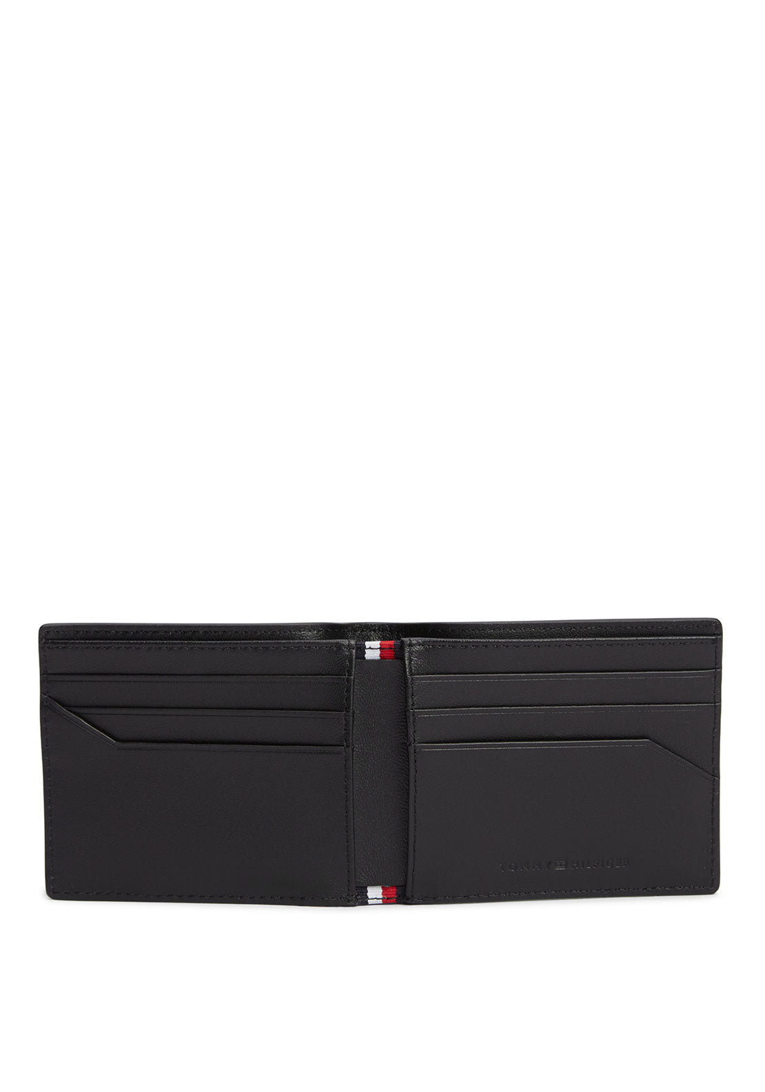 Tommy Hilfiger Business Leather Bifold Wallet, Black