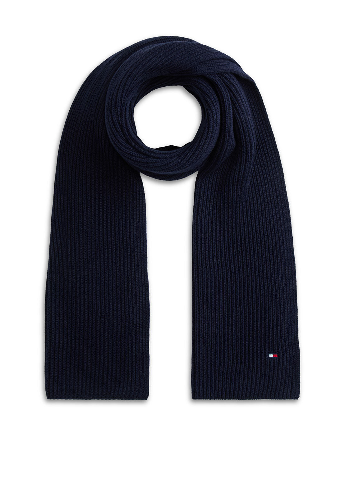 Tommy Hilfiger Flag Scarf & Beanie Gift Box, Navy