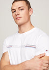 Tommy Hilfiger Stripe Chest T-Shirt, White
