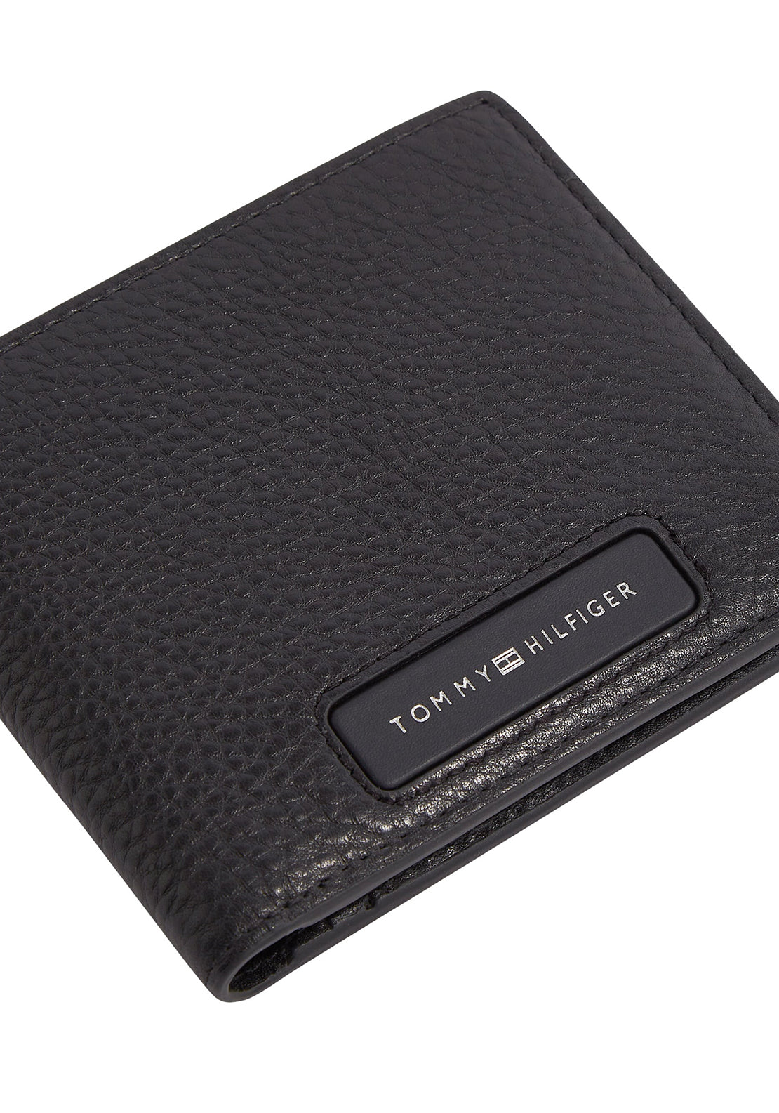 Tommy Hilfiger Monogram Card & Coin Wallet, Black