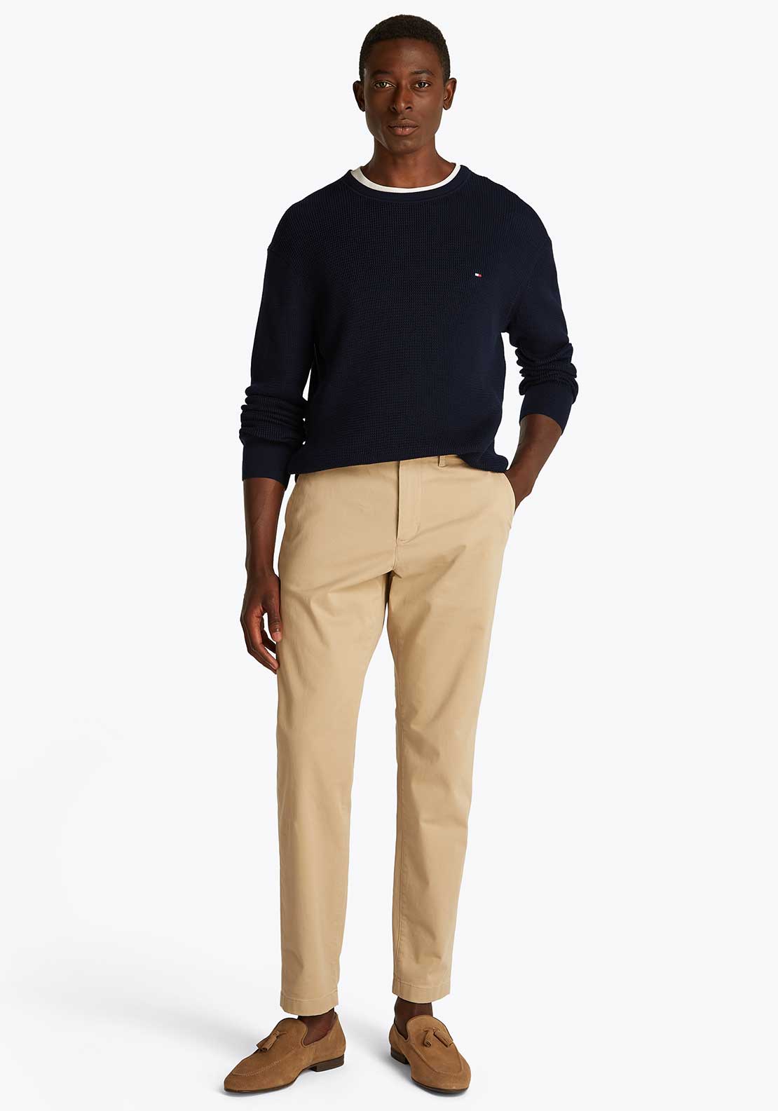 Tommy Hilfiger Essential Textured Knit Sweater, Desert Sky