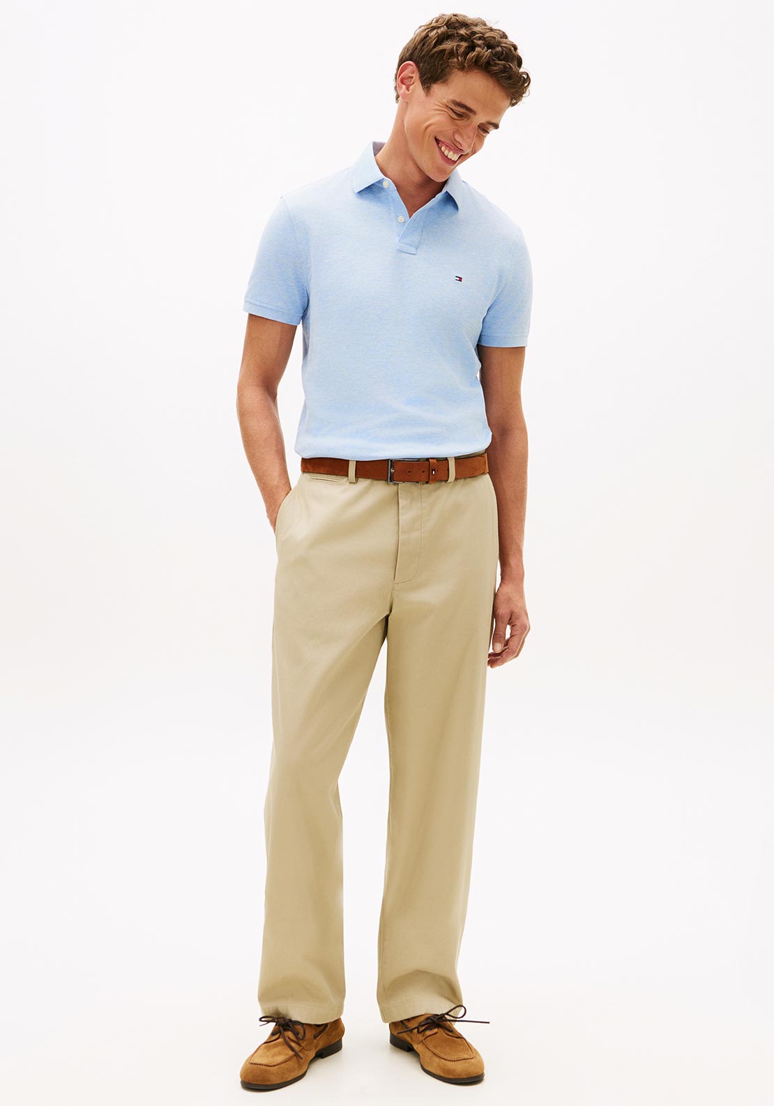 Tommy Hilfiger 1985 Polo Shirt, Vessel Blue Heather