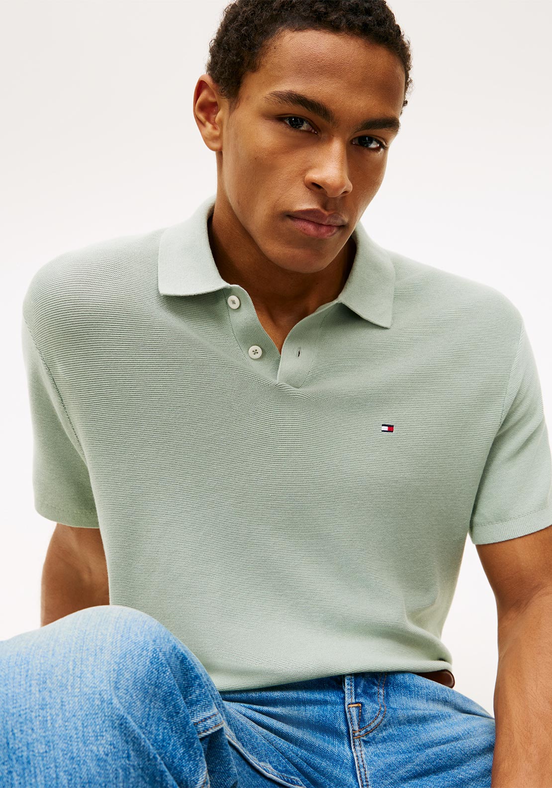 Tommy Hilfiger Cool Comfort Knit Polo Shirt, Green