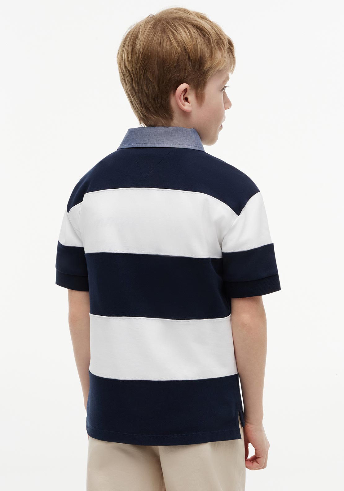 Tommy Hilfiger Boy Short Sleeve Polo, Navy