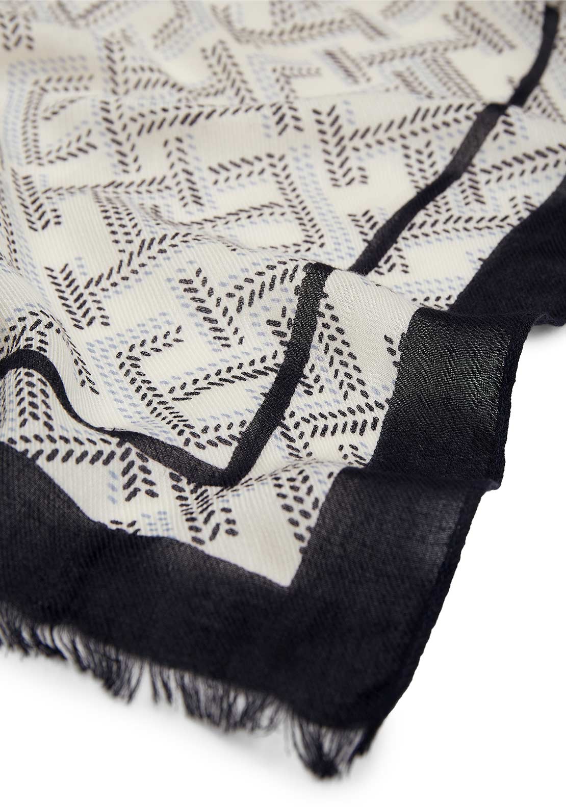 Tommy Hilfiger Monogram Logo Detail Scarf, Navy
