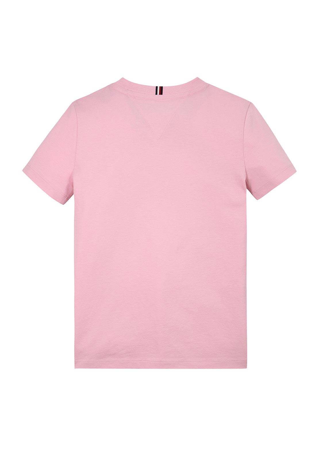 Tommy Hilfiger Boy Short Sleeve Logo Tee, Pink