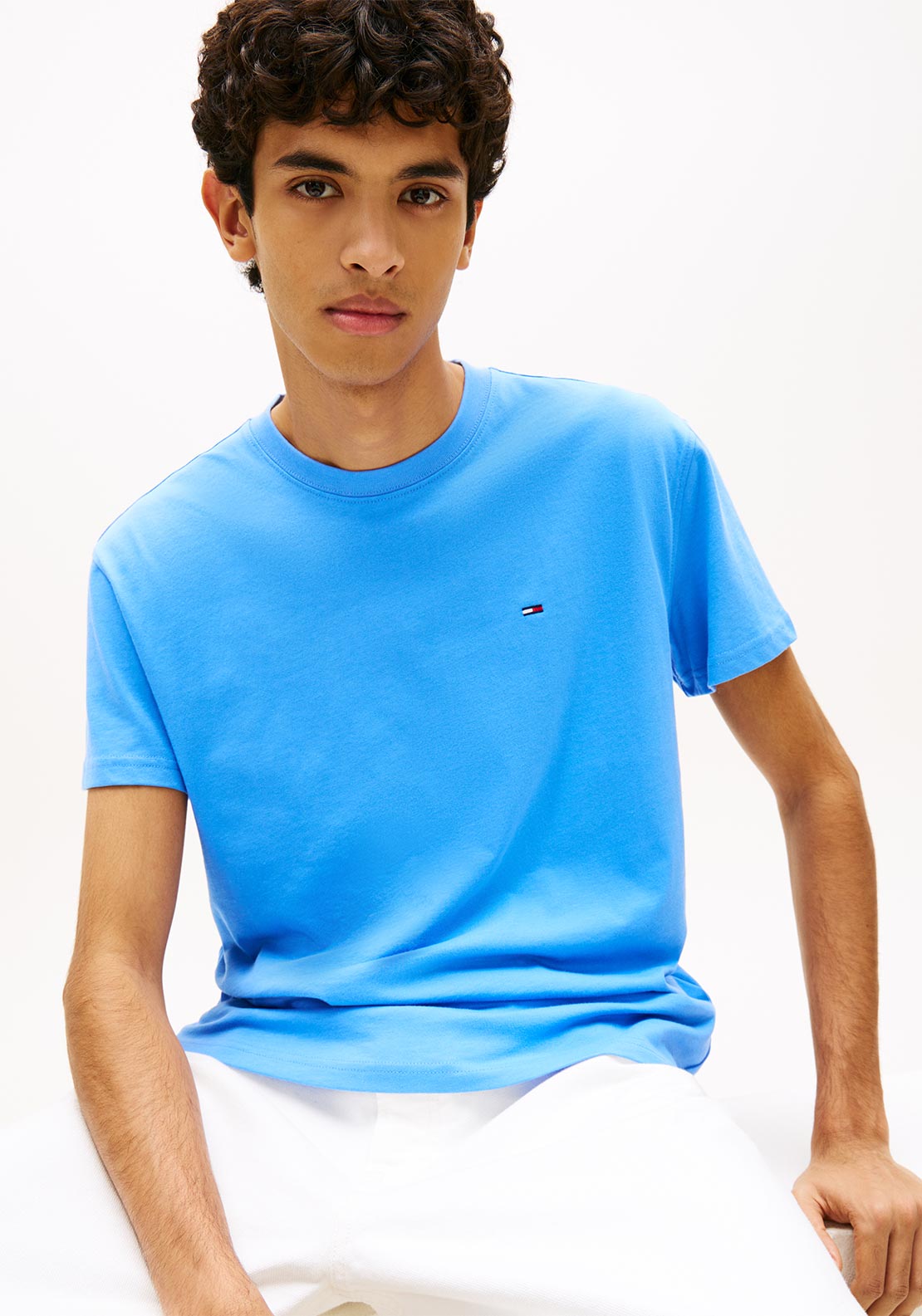 Tommy Jeans Flag Logo T-Shirt, Blue