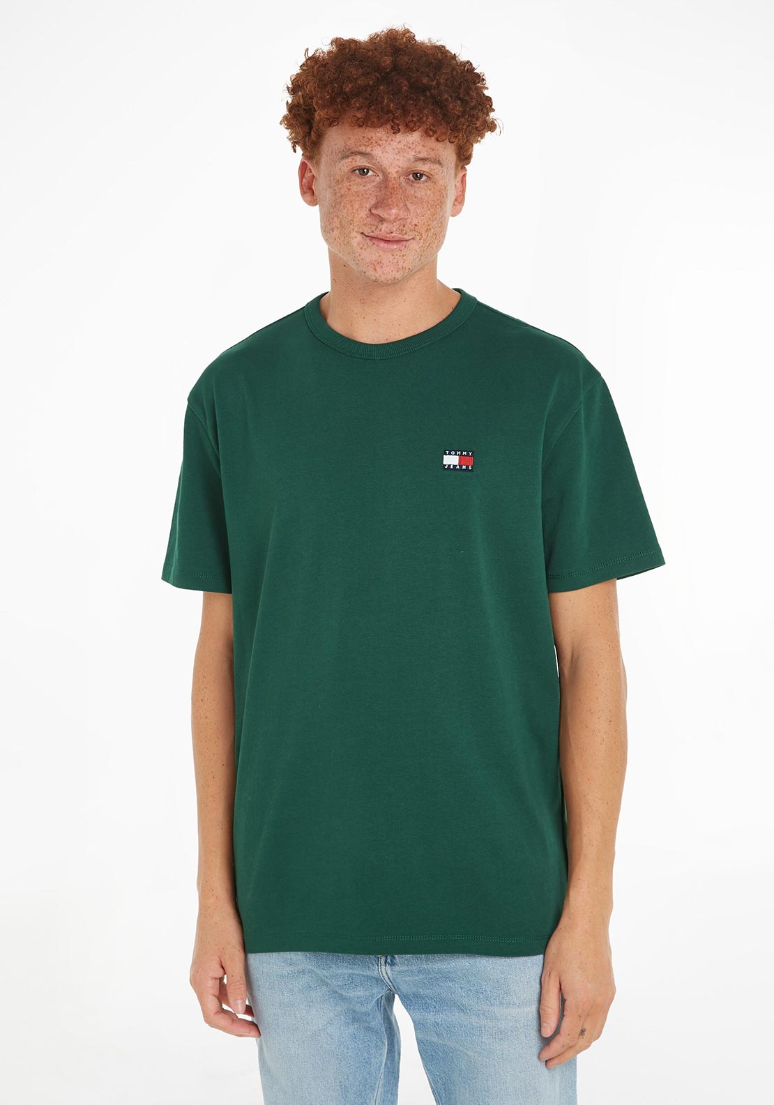 Green McElhinneys T-Shirt, Badge - Tommy Jeans Court