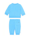 Tommy Hilfiger Baby Logo Sweatshirt and Jogger Set, Blue Spell