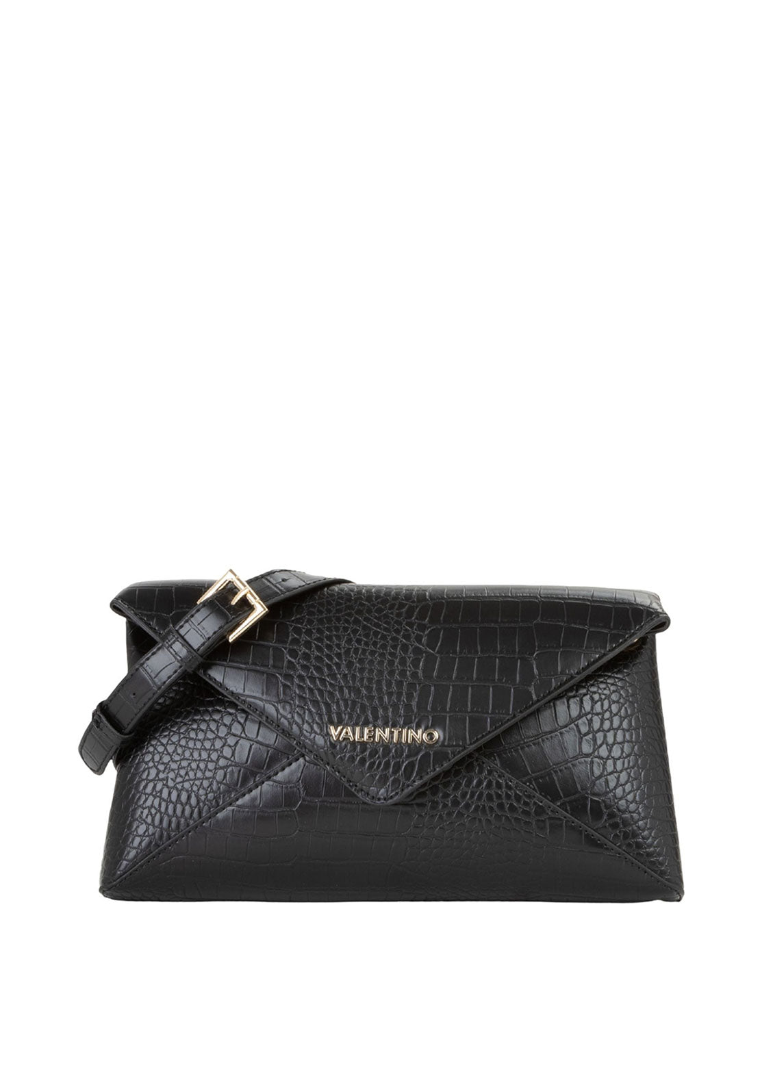 Valentino Emera Pochette Envelope Clutch Bag, Black