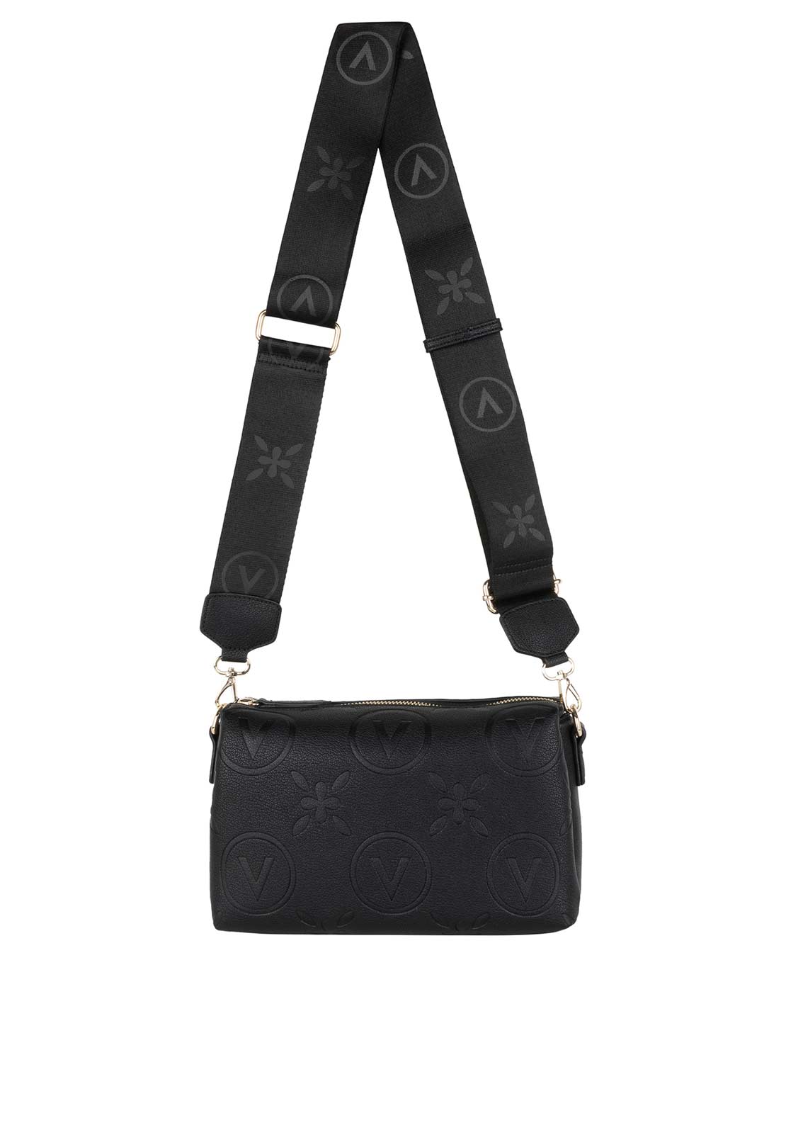 Valentino Samba Re Shoulder Bag, Black