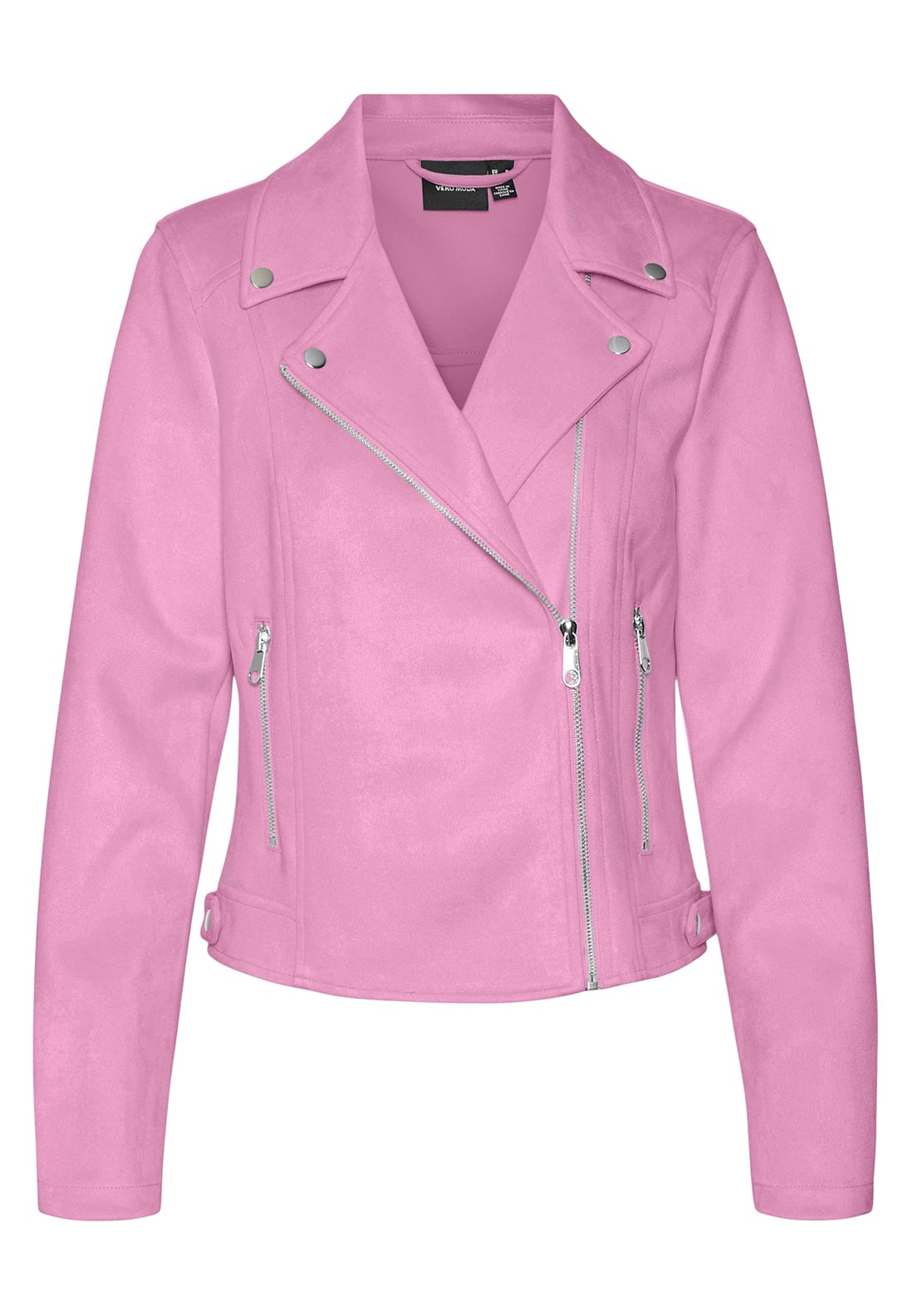Vero Moda Jose Faux Suede Short Jacket, Pastel Lavender McElhinneys