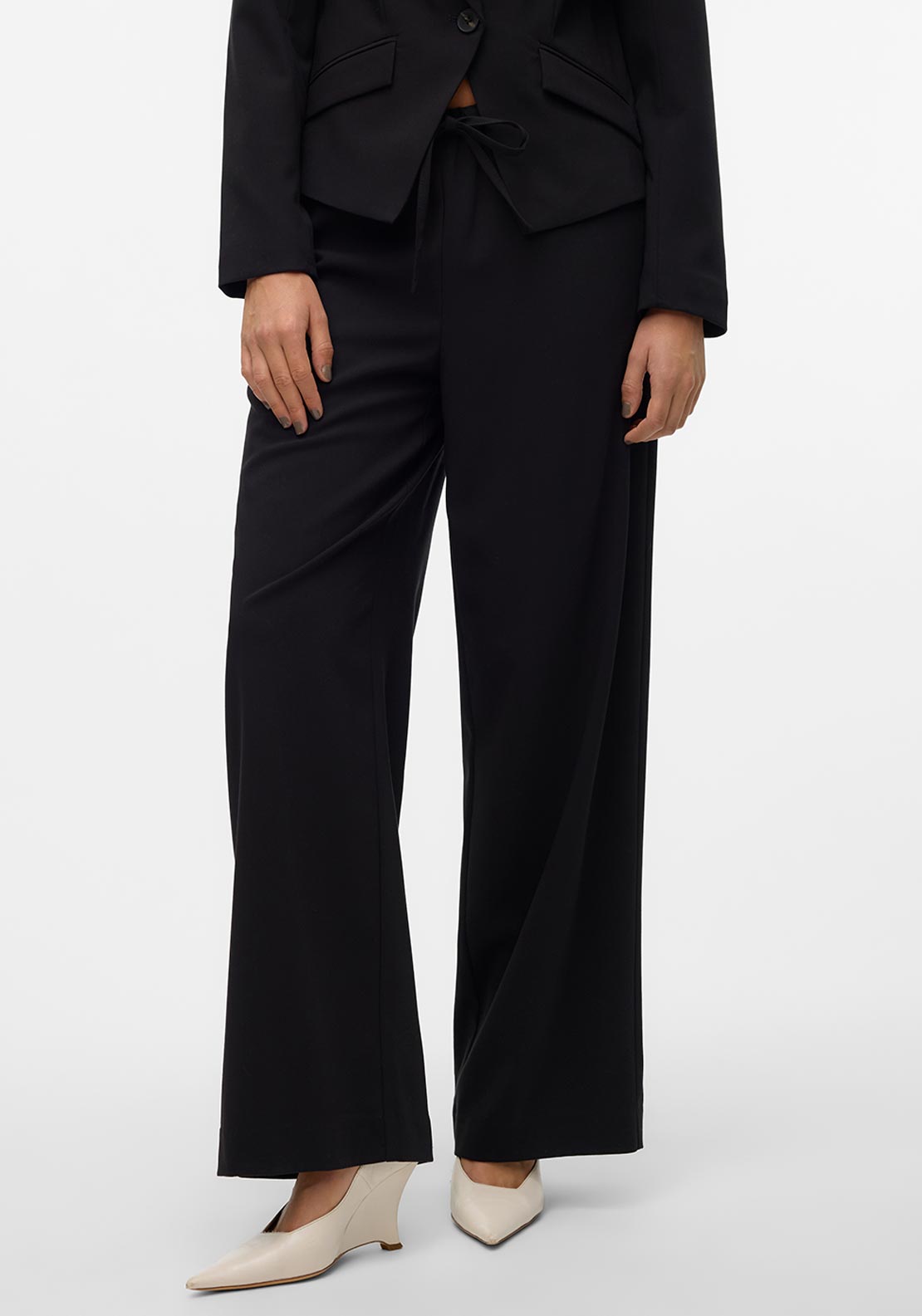 ONLELISE MW WIDE PULL-UP PANT TLR N