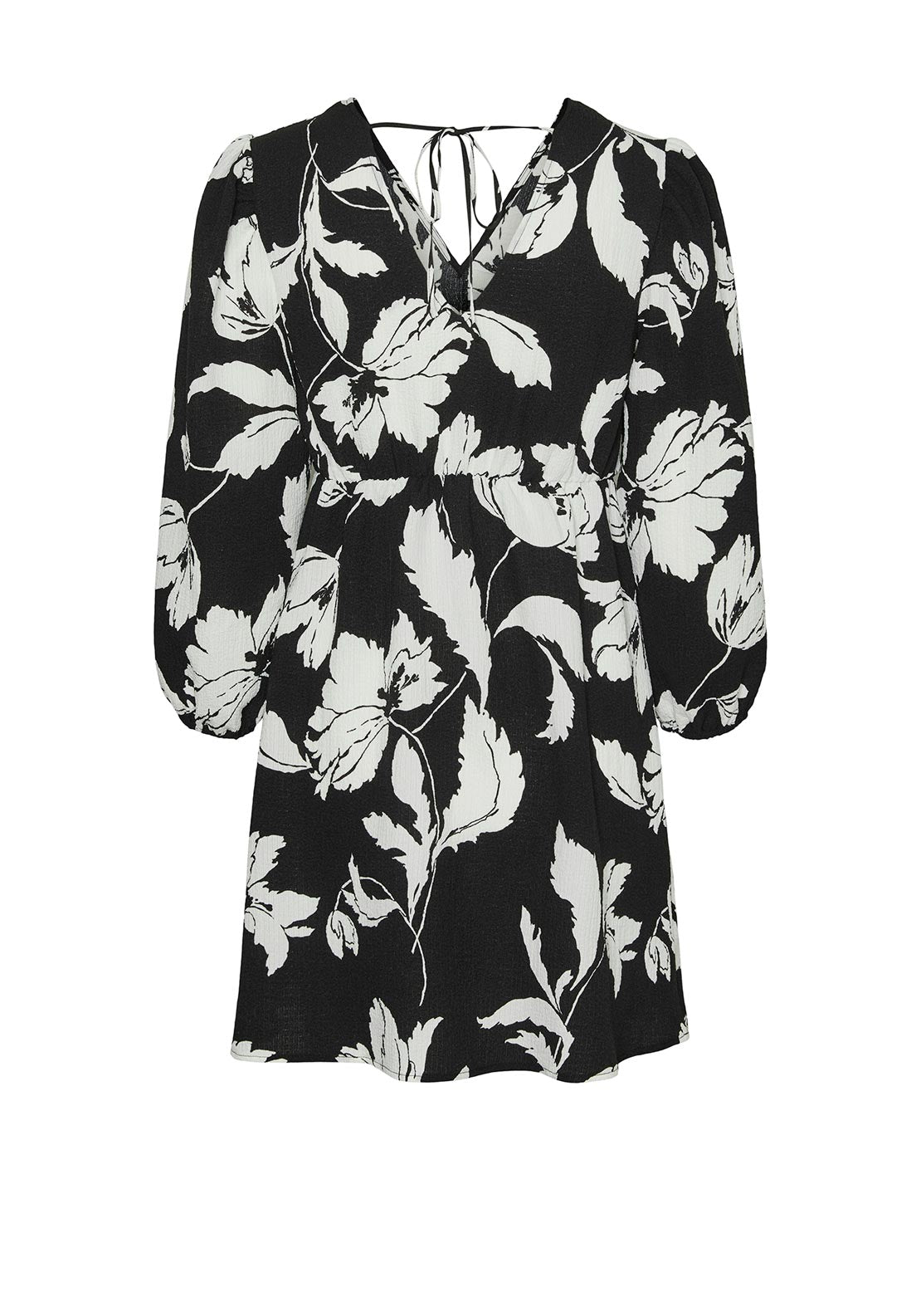 Vero Moda Macha Floral Mini Dress, Black