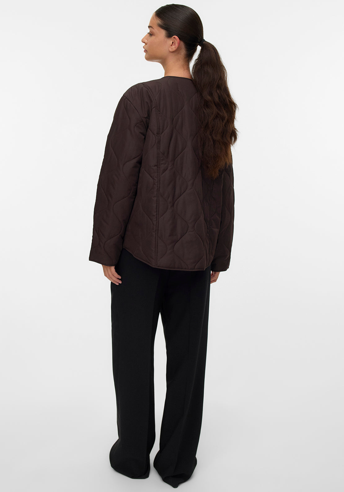 Vero Moda Millie Quilted Jacket, Brown