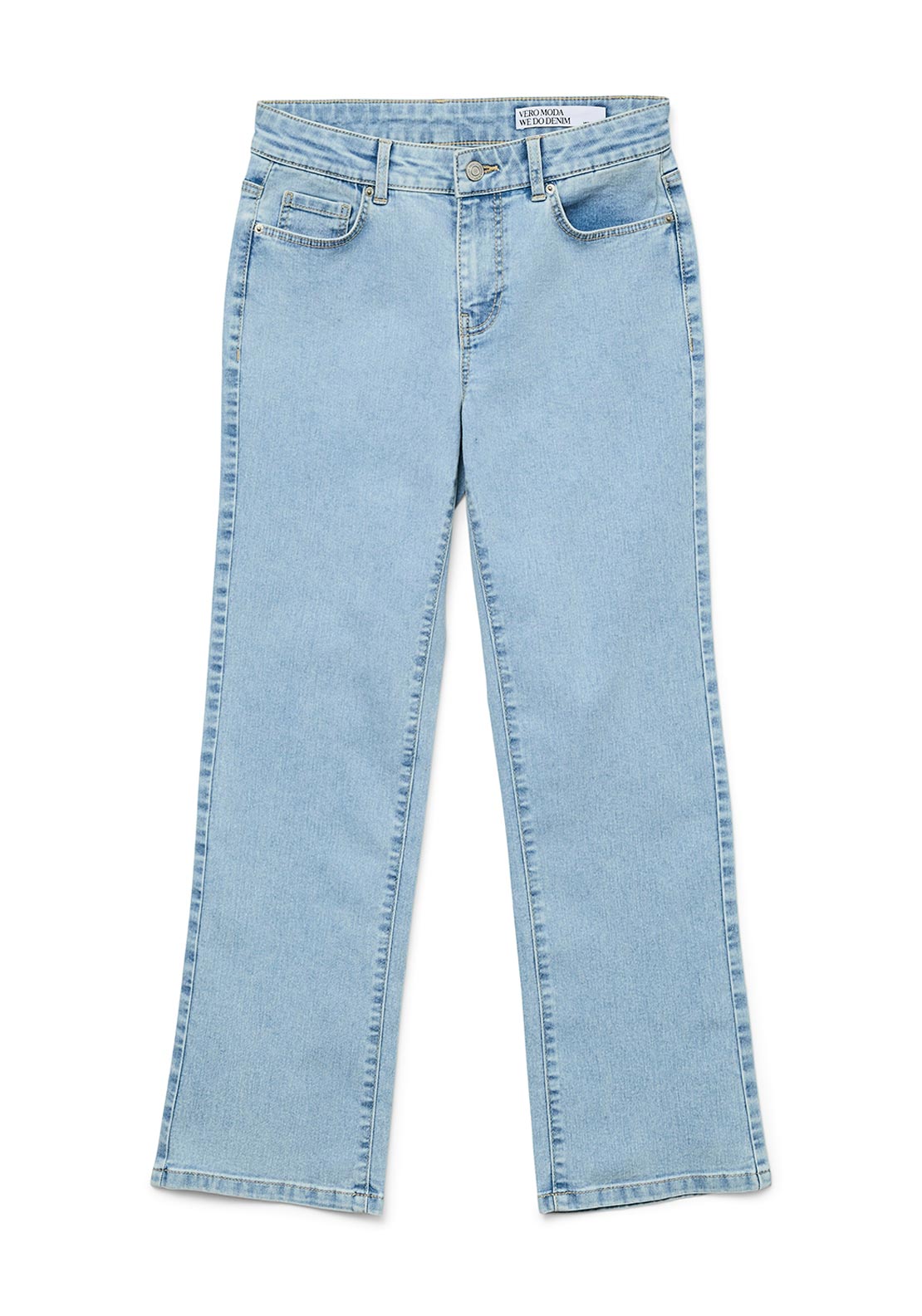Vero Moda Sheila Kick Flare Jeans, Light Blue
