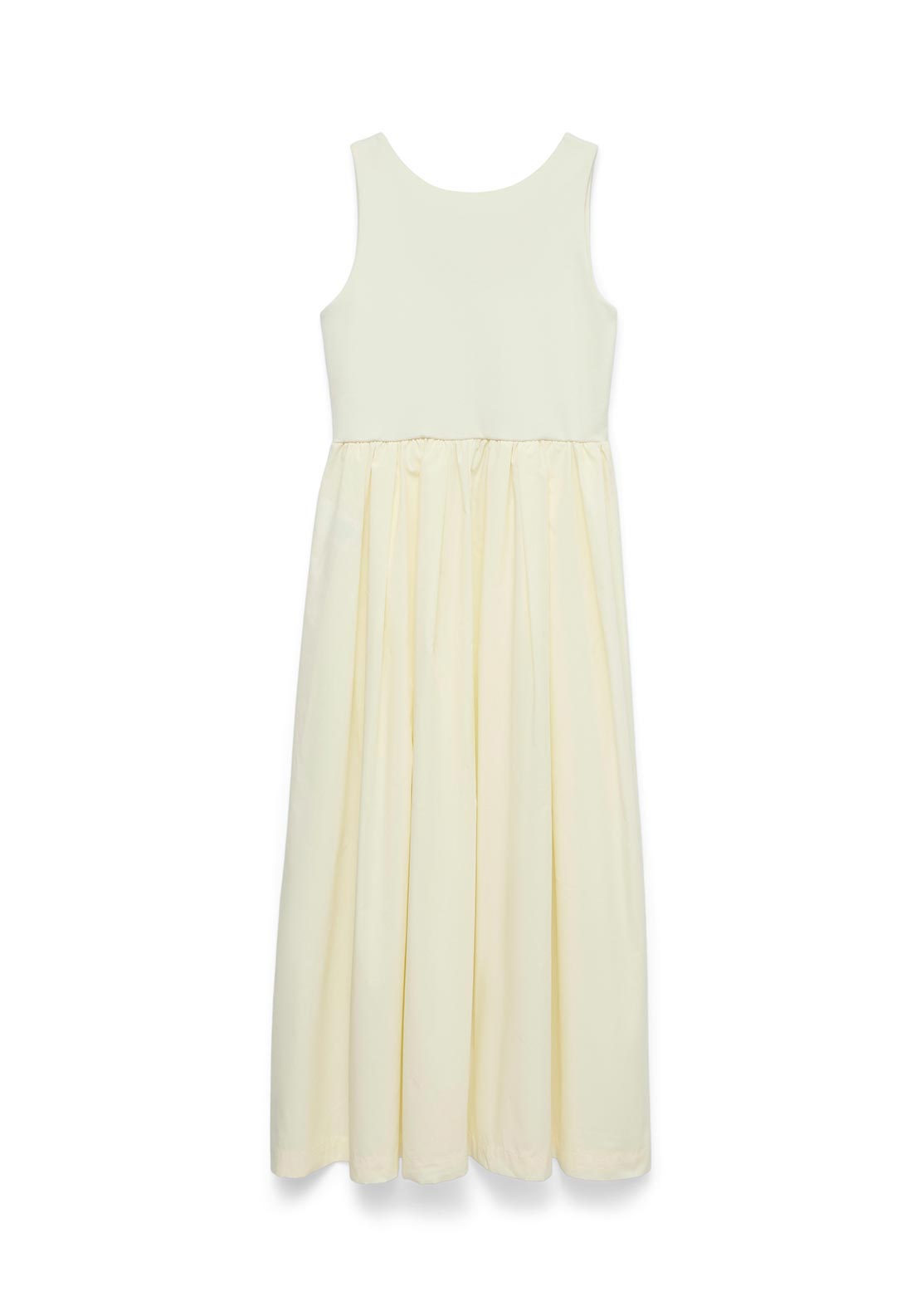 Vero Moda U-Neck A-Line Midi Dress, White Vero Moda U-Neck A-Line Midi Dress, White
