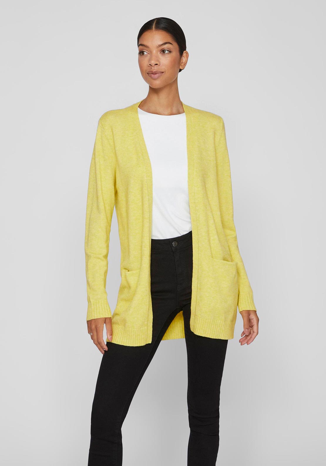 Amazon Strickjacke Lang Gelb Cardigan Gelb Lang Lange Kapuzenstrickjacke  Cecil Strickjacke Gelb