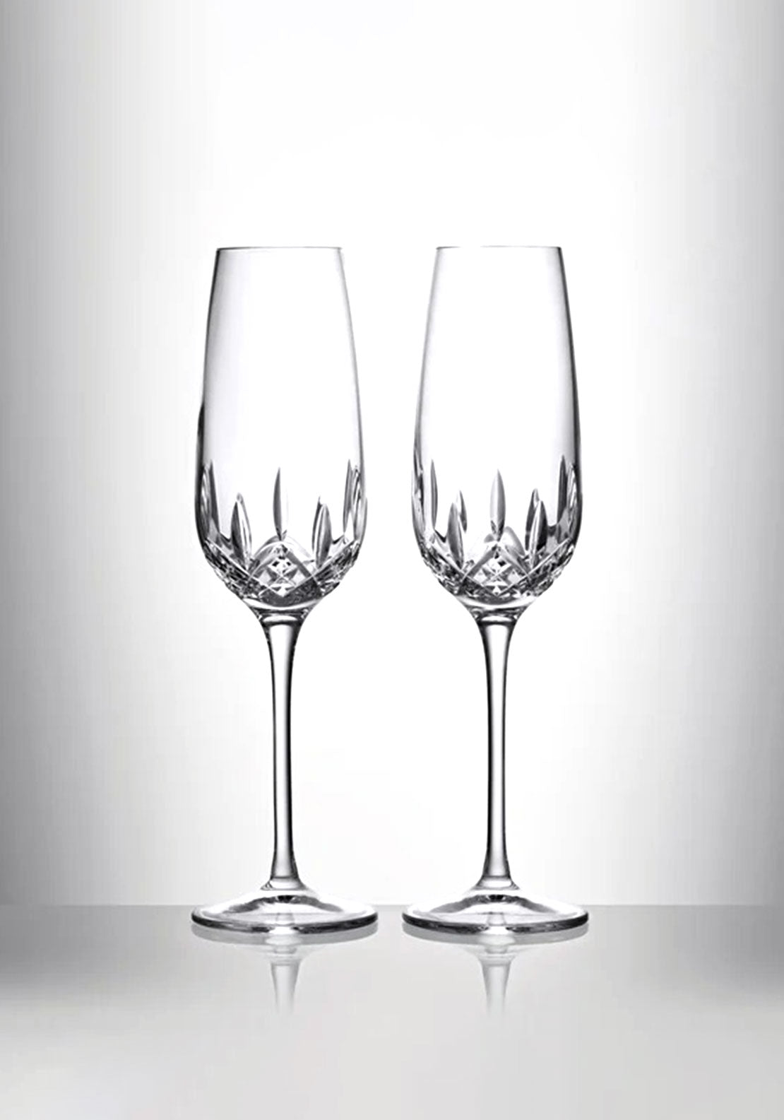 Waterford Crystal Lismore Essentials Flute Glasses, Set of 2