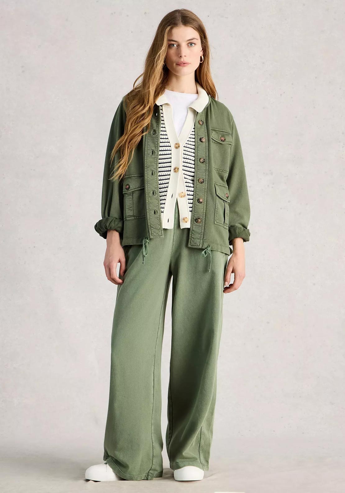 White Stuff Demi Utility Jacket, Green
