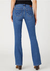 Wrangler Mid Waist Bootcut Jeans, Camellia