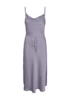 Y.A.S Thea Satin Slip Midi Dress, Lavender Aura