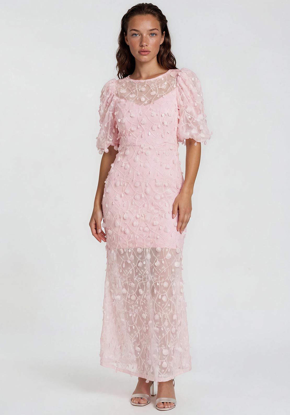 yas lace dress YAS lace detail mini dress in black