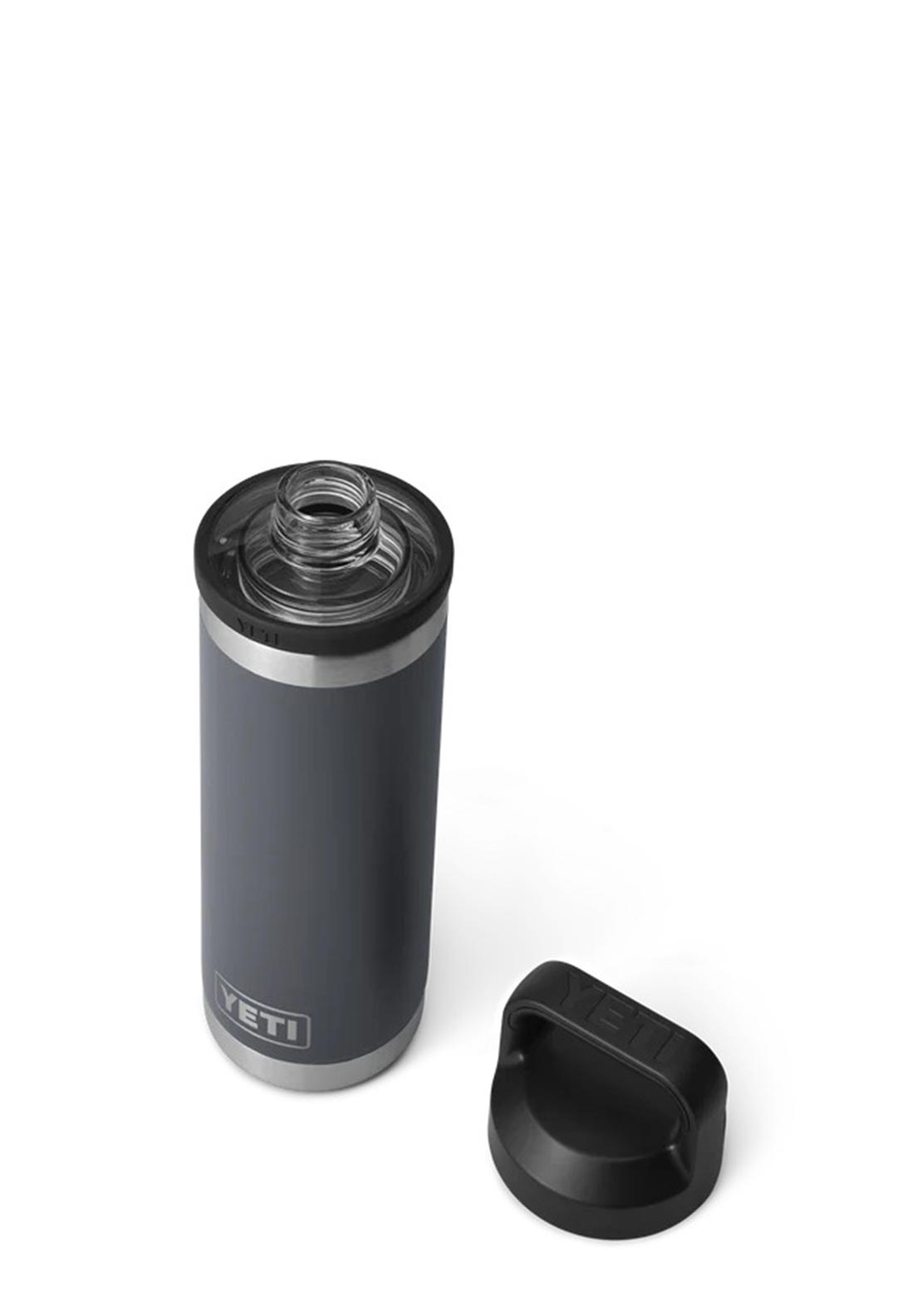 YETI Rambler 18oz Bottle with Chug Cap, Charcoal