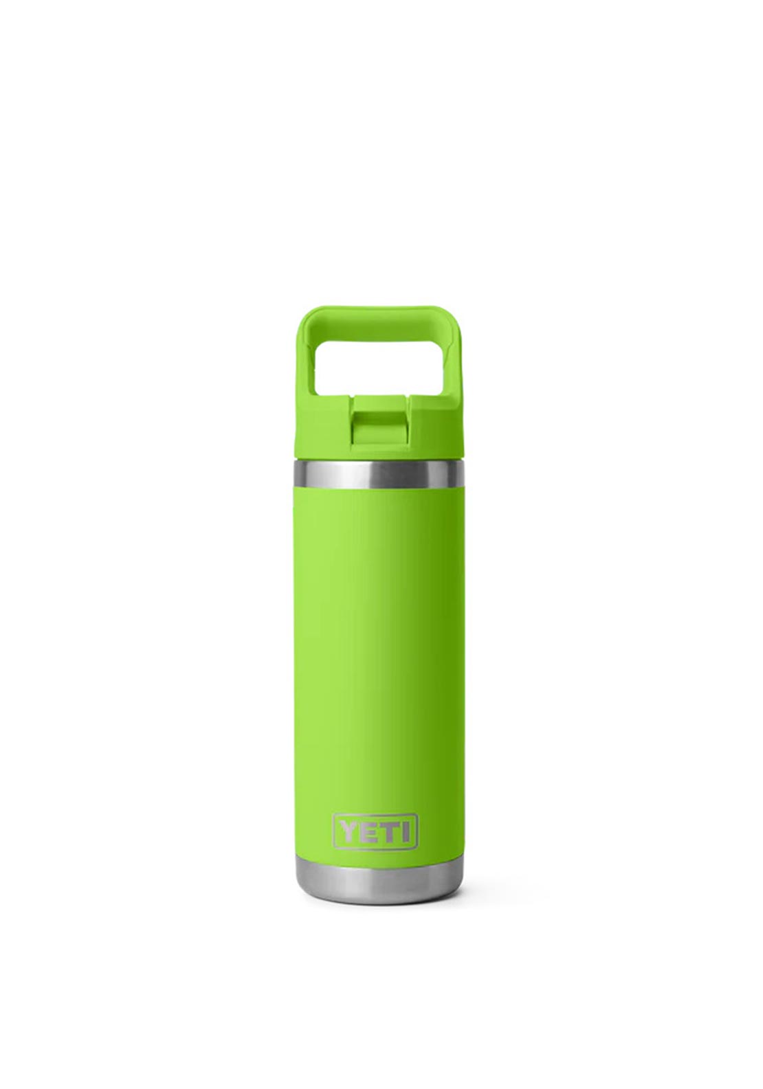 YETI Rambler 18oz Bottle with Straw Lid, Venom Green