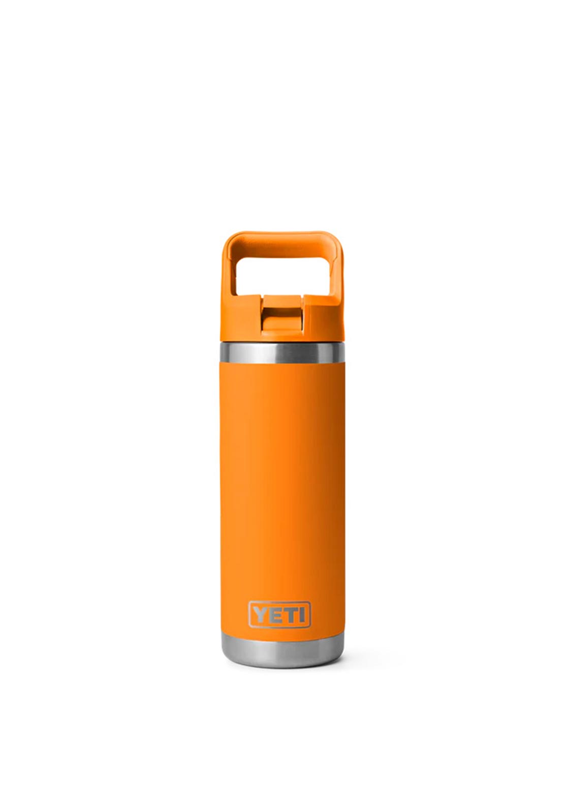 YETI Rambler 18oz Bottle with Straw Lid, Orange