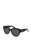 Yves Saint Laurent Ladies Monogram M3 Sunglasses, Black