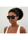 Yves Saint Laurent Ladies Monogram M40 Sunglasses, Black