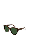Yves Saint Laurent Ladies Monogram Sunglasses, Tortoise Shell Brown