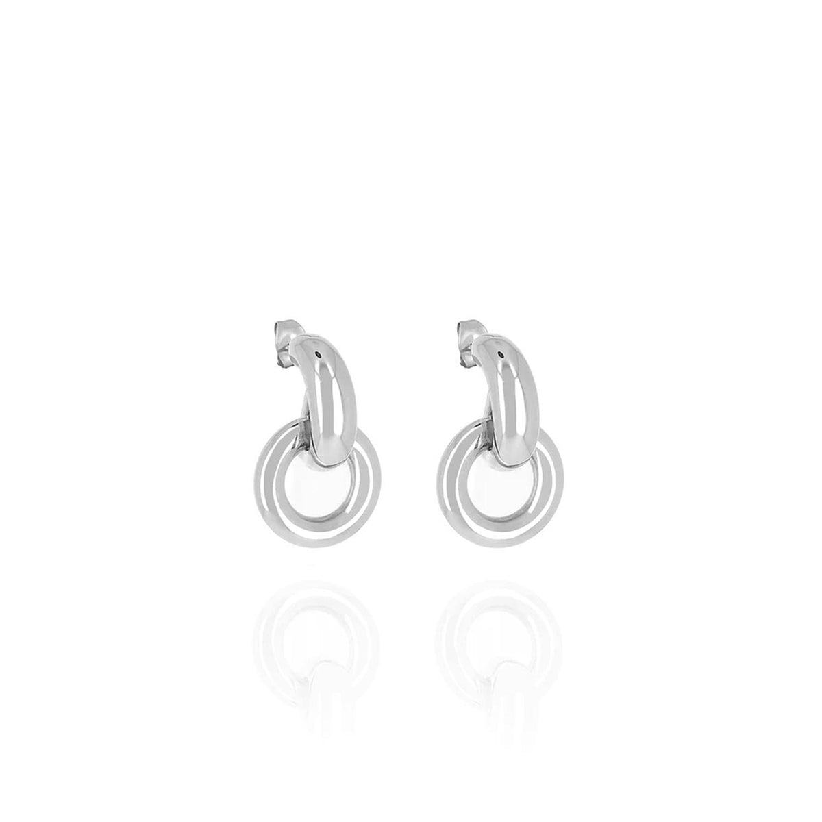 Zag Jewellery Dina Earrings, Silver