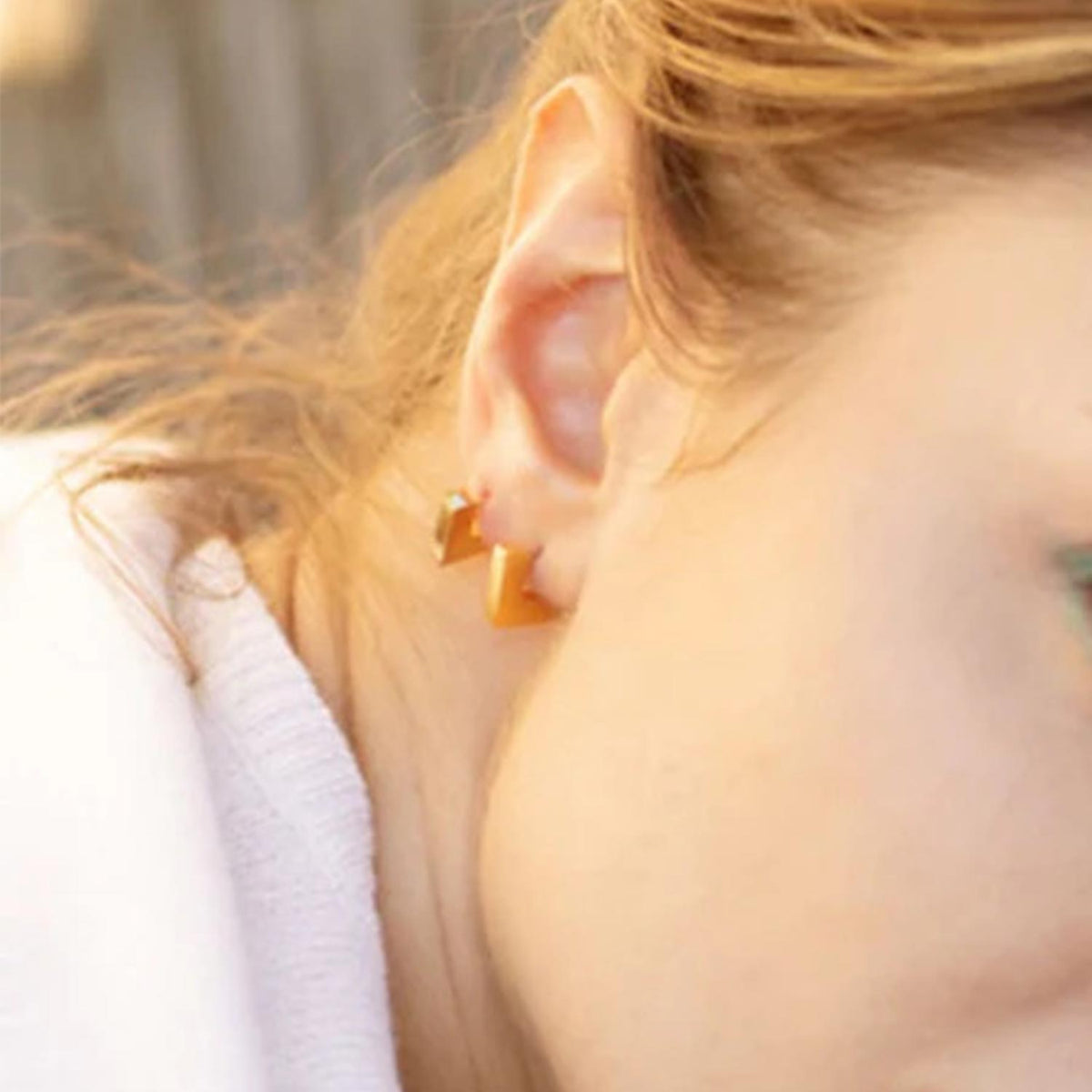 Zag Jewellery Noon Earrings, Gold