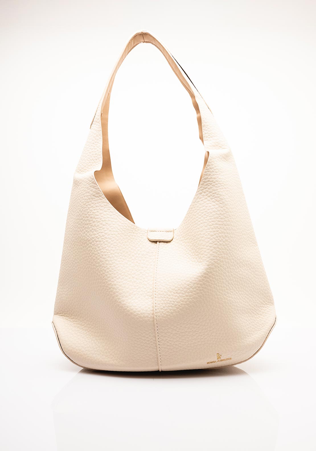 Zen Collection Hobo Shoulder Bag, Beige