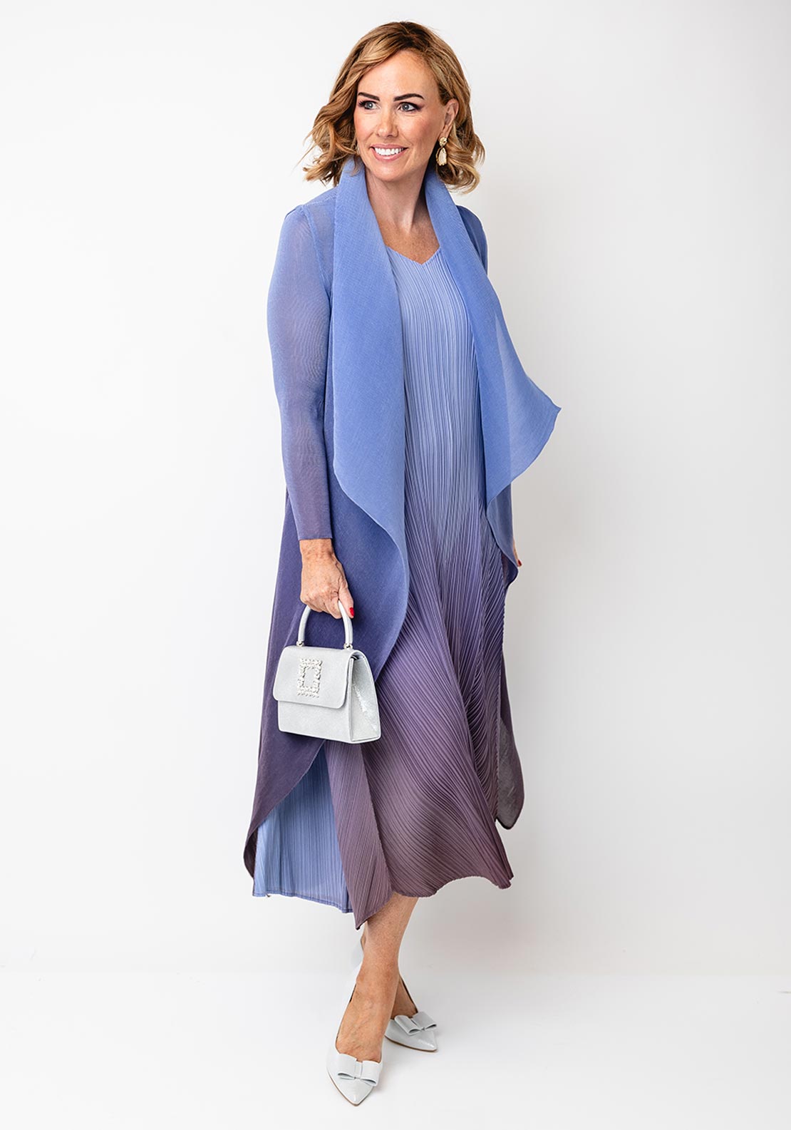sachin and babi light blue dress Ombre Dresses | Prom Ombre Dress | Ombre Colored Gowns main image 1