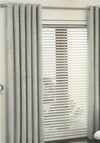 Aura Tarifa Luxury Eyelet Curtains 66”x90”, Natural