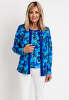 Avalon Print Jacket & Top Twinset, Blue